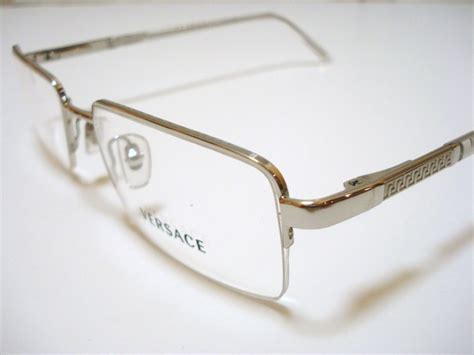 versace eyeglass frames 1066|Versace rimless eyeglass frames.